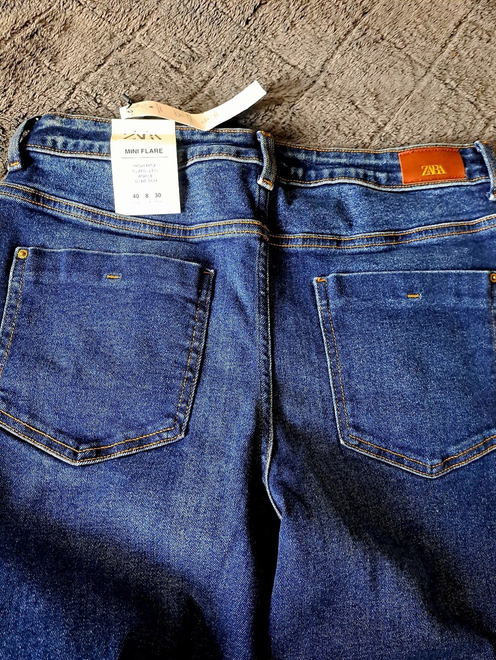 Zara Mini Glare High Rise - Size US 8